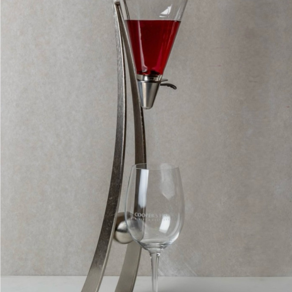 Cooper’s Hawk Gemini Decanter with Cuisinart Wine Bottle Opener